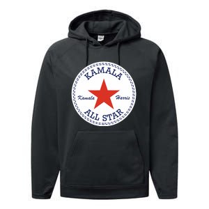 Kamala Harris Election Supporter Shoes Performance Fleece Hoodie