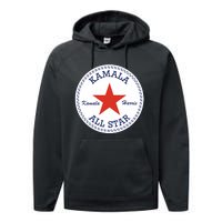 Kamala Harris Election Supporter Shoes Performance Fleece Hoodie