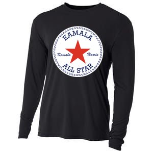 Kamala Harris Election Supporter Shoes Cooling Performance Long Sleeve Crew