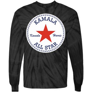 Kamala Harris Election Supporter Shoes Tie-Dye Long Sleeve Shirt