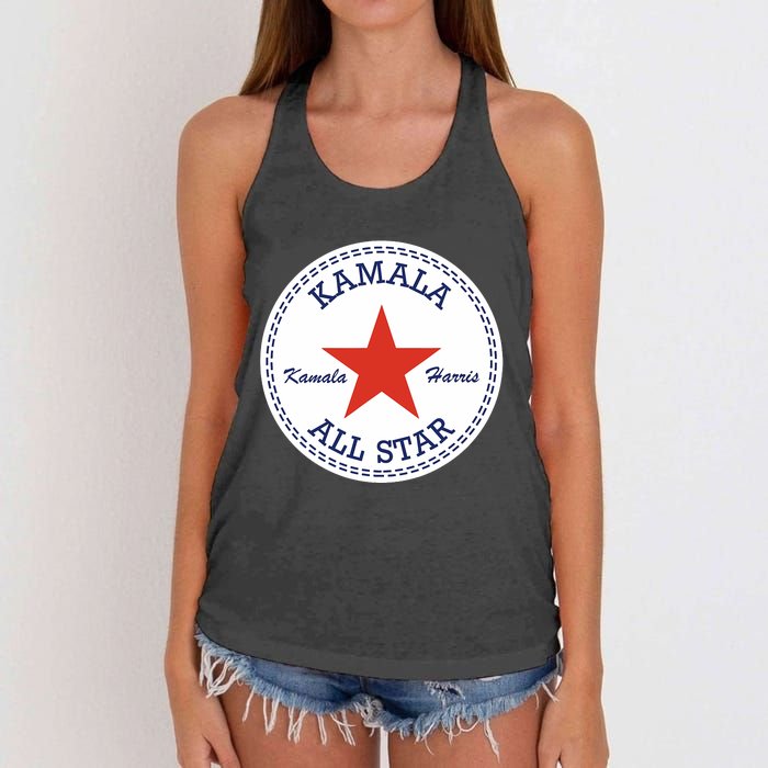 Kamala Harris Election Supporter Shoes Women's Knotted Racerback Tank