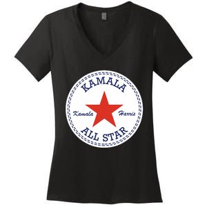 Kamala Harris Election Supporter Shoes Women's V-Neck T-Shirt