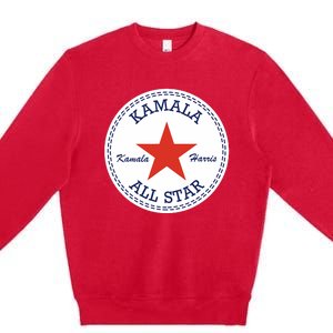 Kamala Harris Election Supporter Shoes Premium Crewneck Sweatshirt