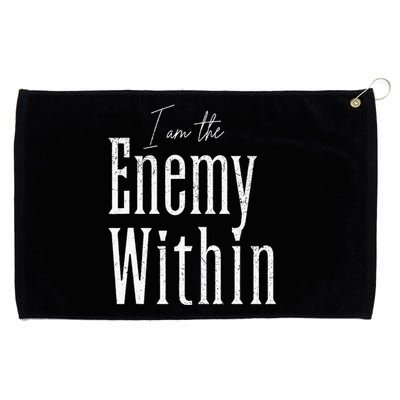 Kamala Harris Enemy Within Antitrump Left Wing Grommeted Golf Towel