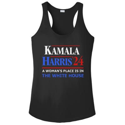 Kamala Harris24 Elect A WomanS Place Is In The White House Ladies PosiCharge Competitor Racerback Tank