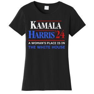 Kamala Harris24 Elect A WomanS Place Is In The White House Women's T-Shirt