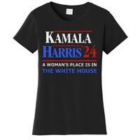 Kamala Harris24 Elect A WomanS Place Is In The White House Women's T-Shirt