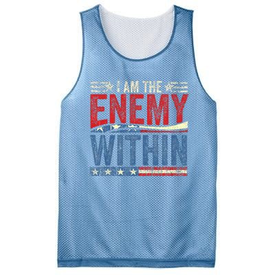 Kamala Harris Enemy Within Antitrump Left Wing Mesh Reversible Basketball Jersey Tank