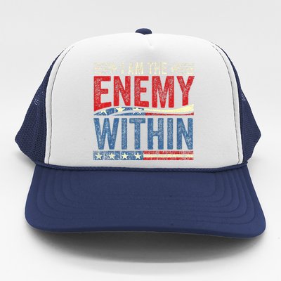 Kamala Harris Enemy Within Antitrump Left Wing Trucker Hat