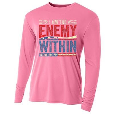 Kamala Harris Enemy Within Antitrump Left Wing Cooling Performance Long Sleeve Crew