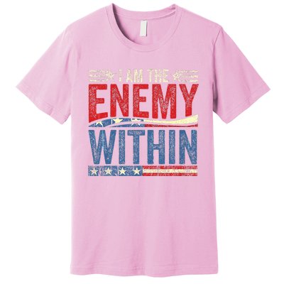 Kamala Harris Enemy Within Antitrump Left Wing Premium T-Shirt