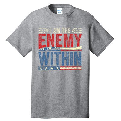 Kamala Harris Enemy Within Antitrump Left Wing Tall T-Shirt