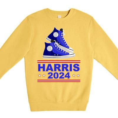 Kamala Harris Election Sneakers 2024 Premium Crewneck Sweatshirt