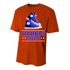 Kamala Harris Election Sneakers 2024 Performance Sprint T-Shirt