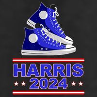 Kamala Harris Election Sneakers 2024 7 Panel Mesh Trucker Snapback Hat