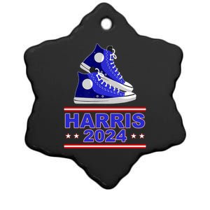 Kamala Harris Election Sneakers 2024 Ceramic Star Ornament