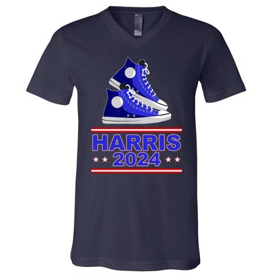 Kamala Harris Election Sneakers 2024 V-Neck T-Shirt