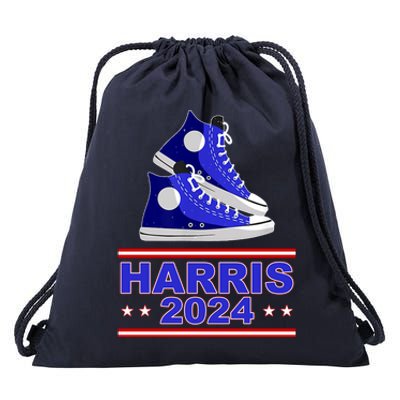 Kamala Harris Election Sneakers 2024 Drawstring Bag