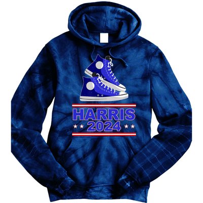 Kamala Harris Election Sneakers 2024 Tie Dye Hoodie