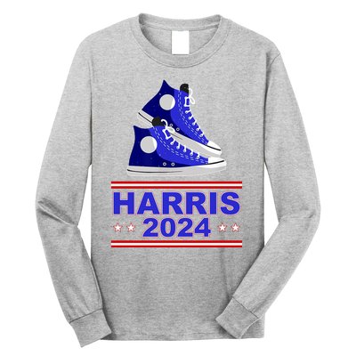 Kamala Harris Election Sneakers 2024 Long Sleeve Shirt