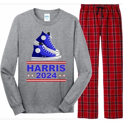 Kamala Harris Election Sneakers 2024 Long Sleeve Pajama Set