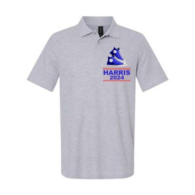 Kamala Harris Election Sneakers 2024 Softstyle Adult Sport Polo