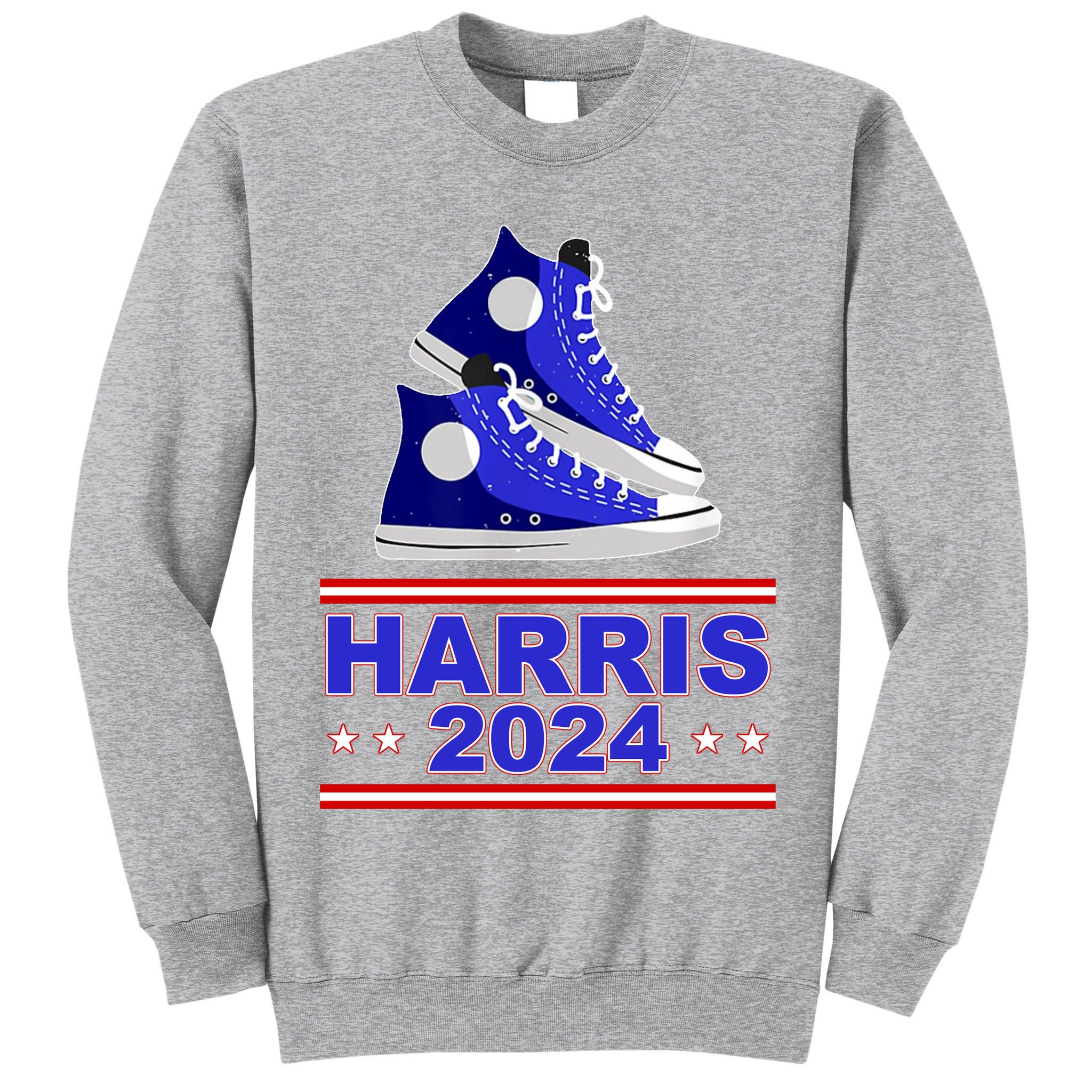 Kamala Harris Election Sneakers 2024 Tall Sweatshirt