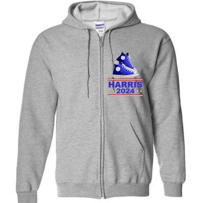 Kamala Harris Election Sneakers 2024 Full Zip Hoodie