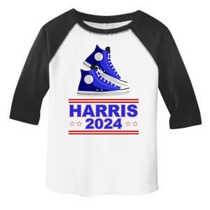 Kamala Harris Election Sneakers 2024 Toddler Fine Jersey T-Shirt