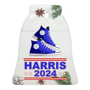 Kamala Harris Election Sneakers 2024 Ceramic Bell Ornament