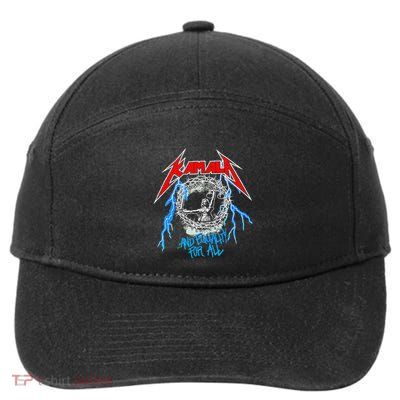 Kamala Harris Equality For All Funny Rock Lover 7-Panel Snapback Hat