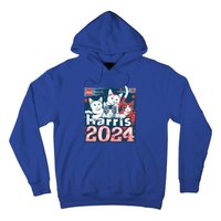 Kamala Harris Election Cat Lady 2024 Democrat Crazy Kitty Gift Hoodie