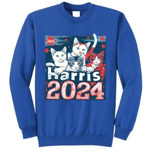 Kamala Harris Election Cat Lady 2024 Democrat Crazy Kitty Gift Sweatshirt