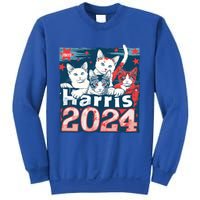 Kamala Harris Election Cat Lady 2024 Democrat Crazy Kitty Gift Sweatshirt