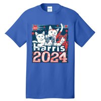 Kamala Harris Election Cat Lady 2024 Democrat Crazy Kitty Gift Tall T-Shirt