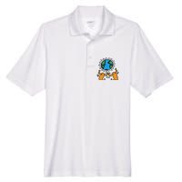 Keith Haring Earth Day Artwork Men's Origin Performance Pique Polo