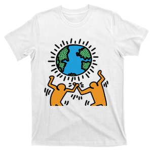 Keith Haring Earth Day Artwork T-Shirt