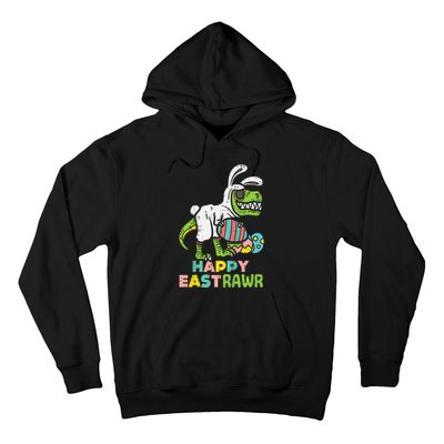 kid Happy Eastrawr Trex Easter Bunny Egg Funny Dinosaur kid Hoodie