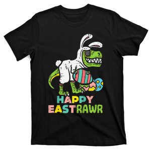 kid Happy Eastrawr Trex Easter Bunny Egg Funny Dinosaur kid T-Shirt