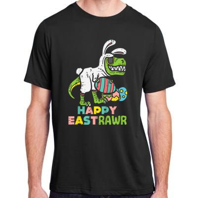 kid Happy Eastrawr Trex Easter Bunny Egg Funny Dinosaur kid Adult ChromaSoft Performance T-Shirt