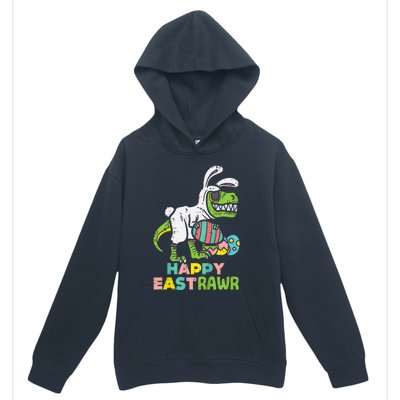 kid Happy Eastrawr Trex Easter Bunny Egg Funny Dinosaur kid Urban Pullover Hoodie