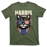 Kamala Harris For President 2024 Funny Cat Lady Graphic Election President 2024 T-Shirt