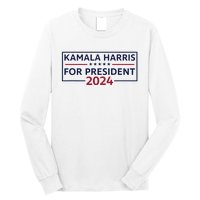 Kamala Harris For President 2024 Long Sleeve Shirt