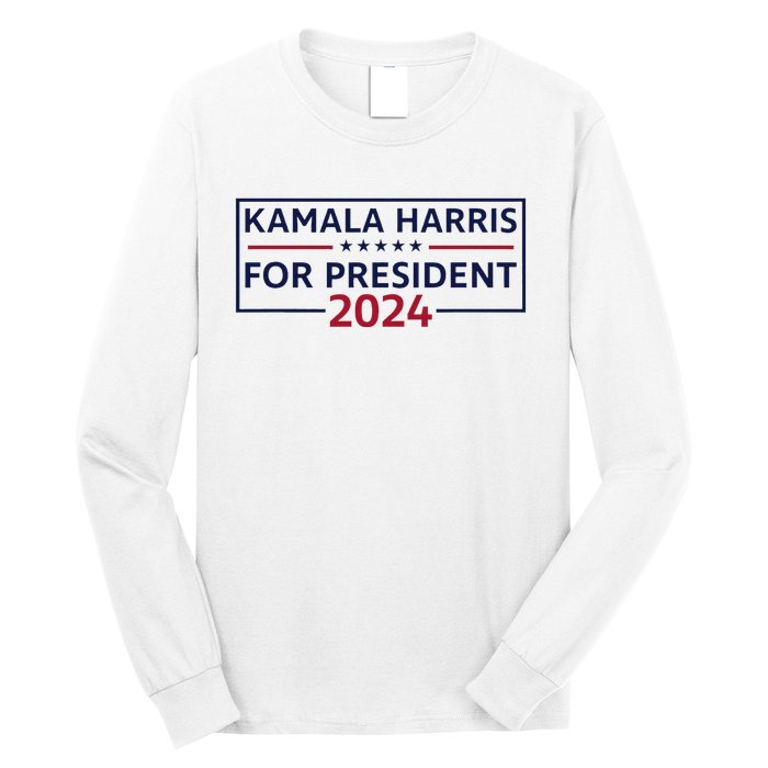 Kamala Harris For President 2024 Long Sleeve Shirt