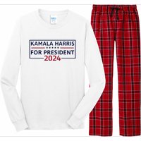 Kamala Harris For President 2024 Long Sleeve Pajama Set