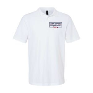 Kamala Harris For President 2024 Softstyle Adult Sport Polo