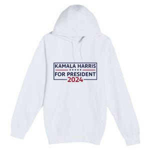 Kamala Harris For President 2024 Premium Pullover Hoodie