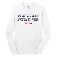 Kamala Harris For President 2024 Tall Long Sleeve T-Shirt