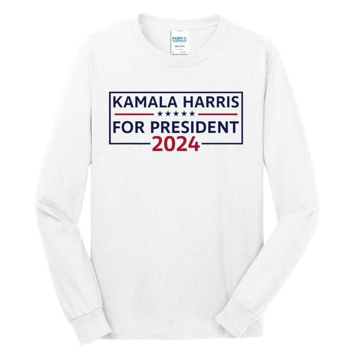 Kamala Harris For President 2024 Tall Long Sleeve T-Shirt