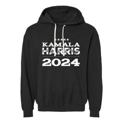 Kamala Harris For President 2024 Garment-Dyed Fleece Hoodie